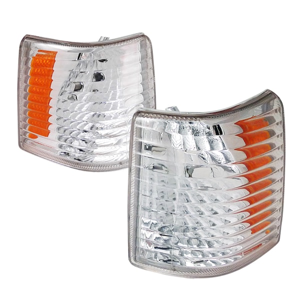 Spec-D Tuning 93-98 Jeep Grand Cherokee Corner Light Black 2LC-GKEE93-RS - main